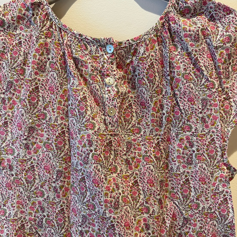 C de C Cap-Sleeve floral dress size 10 (girls) - Picture 5 of 6